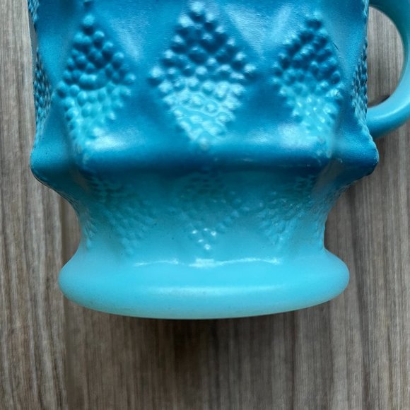 Anchor Hocking Fire King Vintage Blue Kimberly Mug - Picture 2 of 8